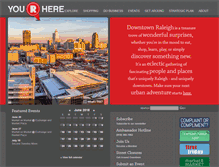 Tablet Screenshot of godowntownraleigh.com